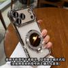 Applicable To iPhone18Pro Mobile Phone Case Apple 17 All-inclusive Electroplated Four-corner Anti-drop Mirror Magnetic Suction Bracket