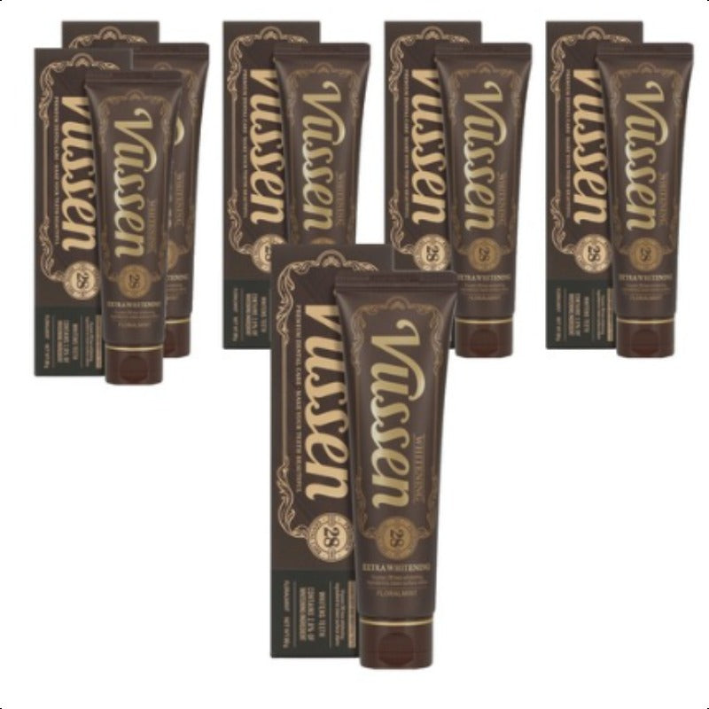 

VUSSEN Відбілюючий гель для зубів з 28 зубами, Зубна паста зі смаком квіткової м яти 80 г 6pieces