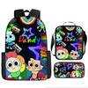 Dandy'S World Student School Bag Dandy'S World Cartoon Cute Backpack Three-Piece Set Satchel Bag Pencil Case