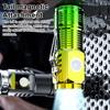 3-LED Mini Flashlight Type-C LED Torch with Magnetic Clip Waterproof Portable Emergency Light Lightweight Work Light for Outdoor Camping Hiking