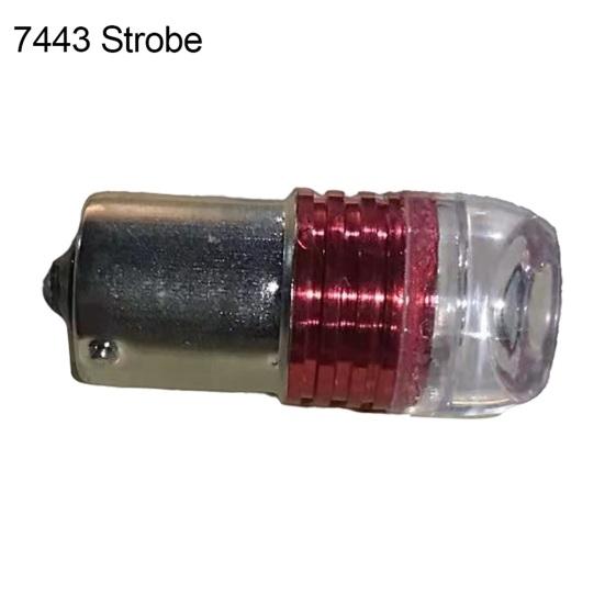 

1156/1157/7443 Стробоскопические светодиодные лампы для автомобиля Лампа сигнала поворота заднего тормоза 7443 Strobe красный