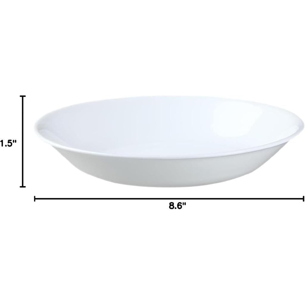 Corelle Winter Frost Serving Bowls White 20 Oz, set of 12