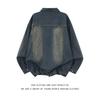 Retro Denim gewaschene Reversjacke: Vielseitig, Modisch, Lässig Hong Kong Stil.