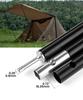 OneTigris Tent Telescoping Aluminum For Setting Up a Easy To Storage Bag 4 2 To 160cm Pole, Pole, Adjustable, Tent/Tarp/Campaign, Lightweight,