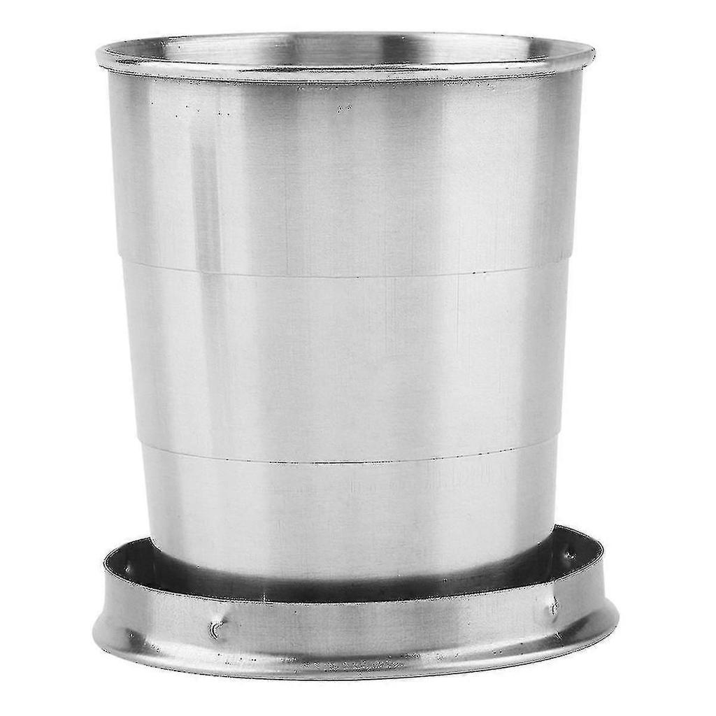 150ml Metal Steel Folding Cup 3 Sections Portable Set Mouthwash Cup Wash Cup