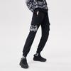 FILA Fusion X White Mountaineering Mosaic Pocket Cuffed Sports Pants Women pants Deep-Black T11W137603FBK