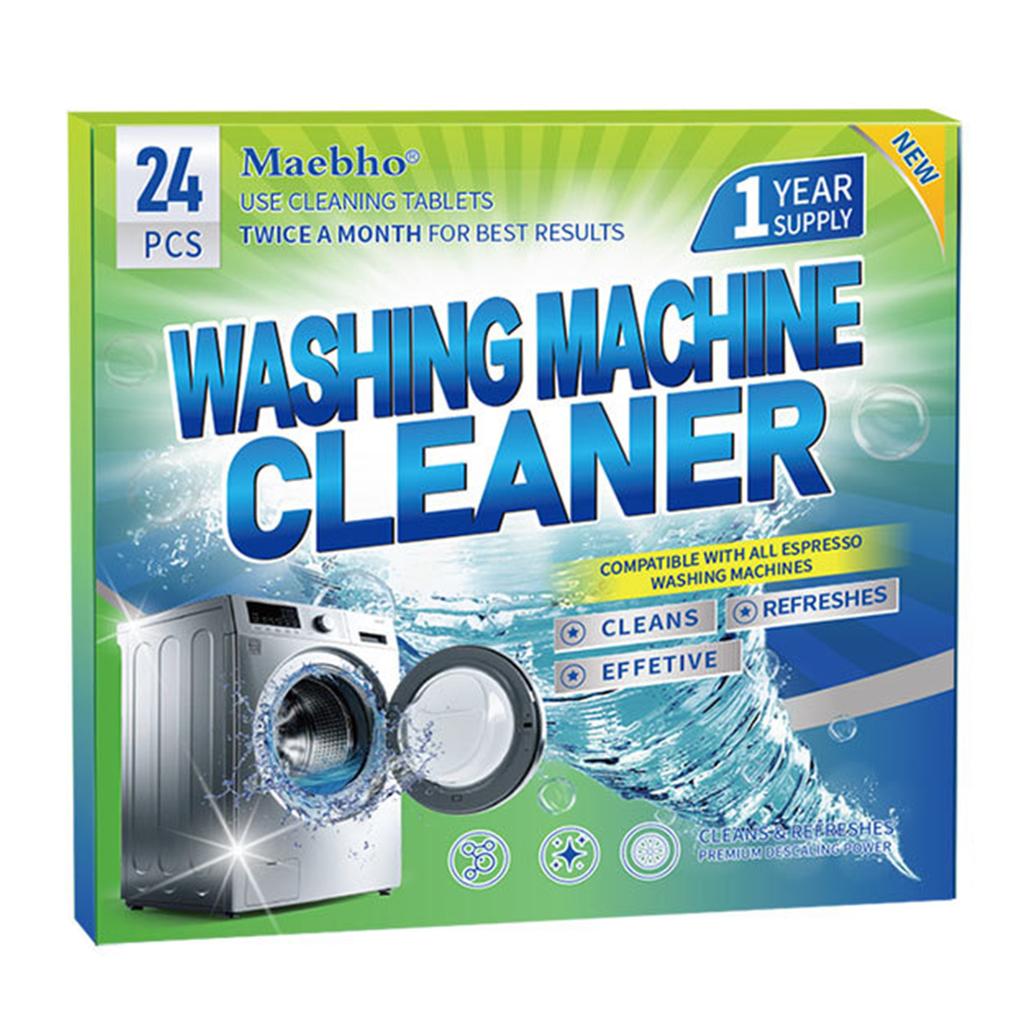 12/24pcs Washing Machine Descaler 360 Degree All Around Deep Cleaning Limescale Remover for Clean Inside Drums Cleaner