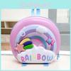 Kids Cartoon Donut Shell Backpack With Cartoon Rainbow Design For School Kids