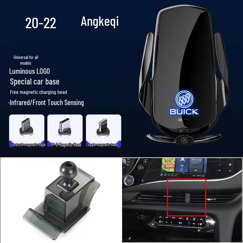 Magnetyczny Bezprzewodowy Szybki Ładowarka Uchwyt na Telefon Samochodowy do Buick GL8/Excelle/Regal/Verano/Envision