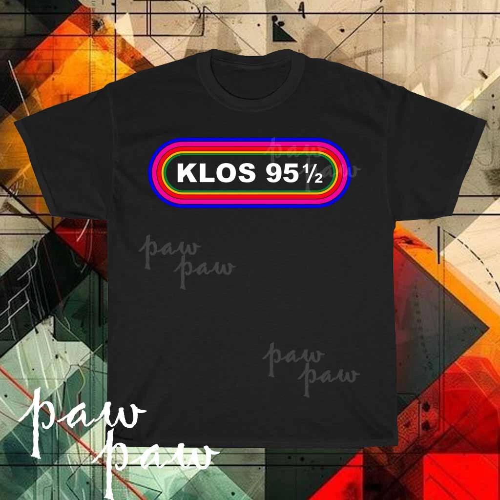 Новая Мужская футболка с логотипом 95 5 Klos смешной размер от S до 5XL S