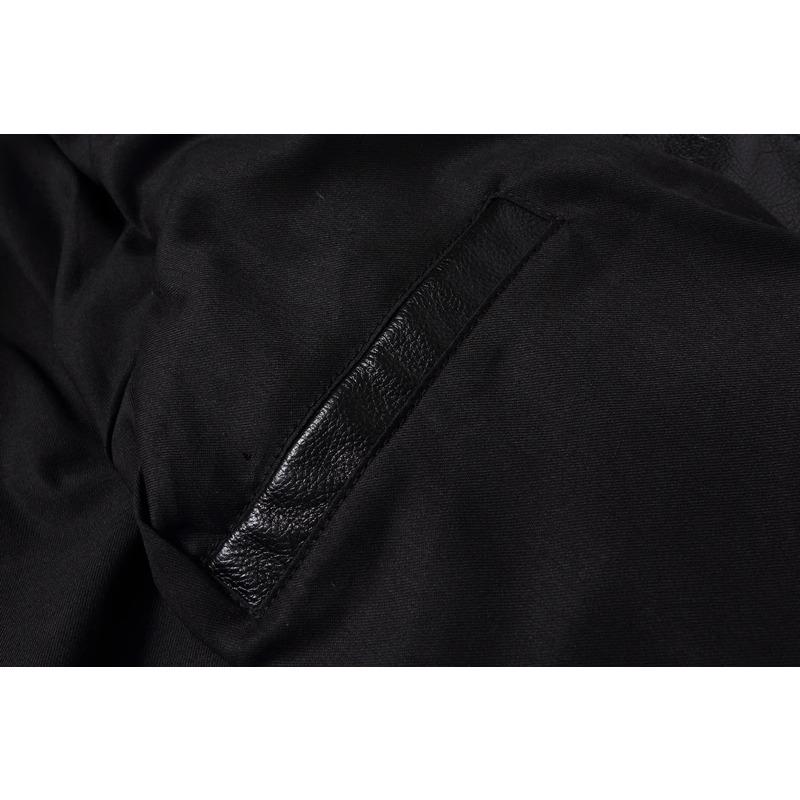 Taglia Cinese Uomo Giacca in Vera Pelle Naturale Pelle di Mucca Corta Slim Collo a Revers Giacca in Pelle da Uomo Primavera Autunno