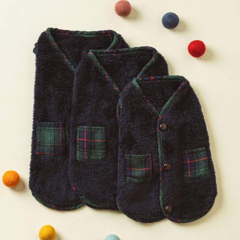 [Pet] Simple Pocket Vest Xl Navy