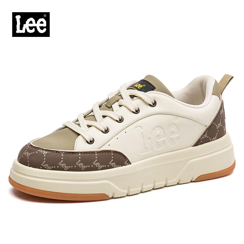 Lee Men s Thick-Sole Casual Skate Shoes 40 коричневый