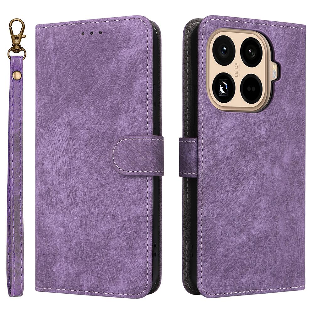 For Xiaomi 15T Pro Case Wallet RFID Blocking PU Leather Phone Cover Stand with Strap