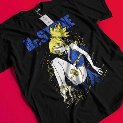 Maglietta Dr Stone Senku Ishigami T-shirt Ryusui Tee Asagiri Seiyuu Camicia Anime BB469