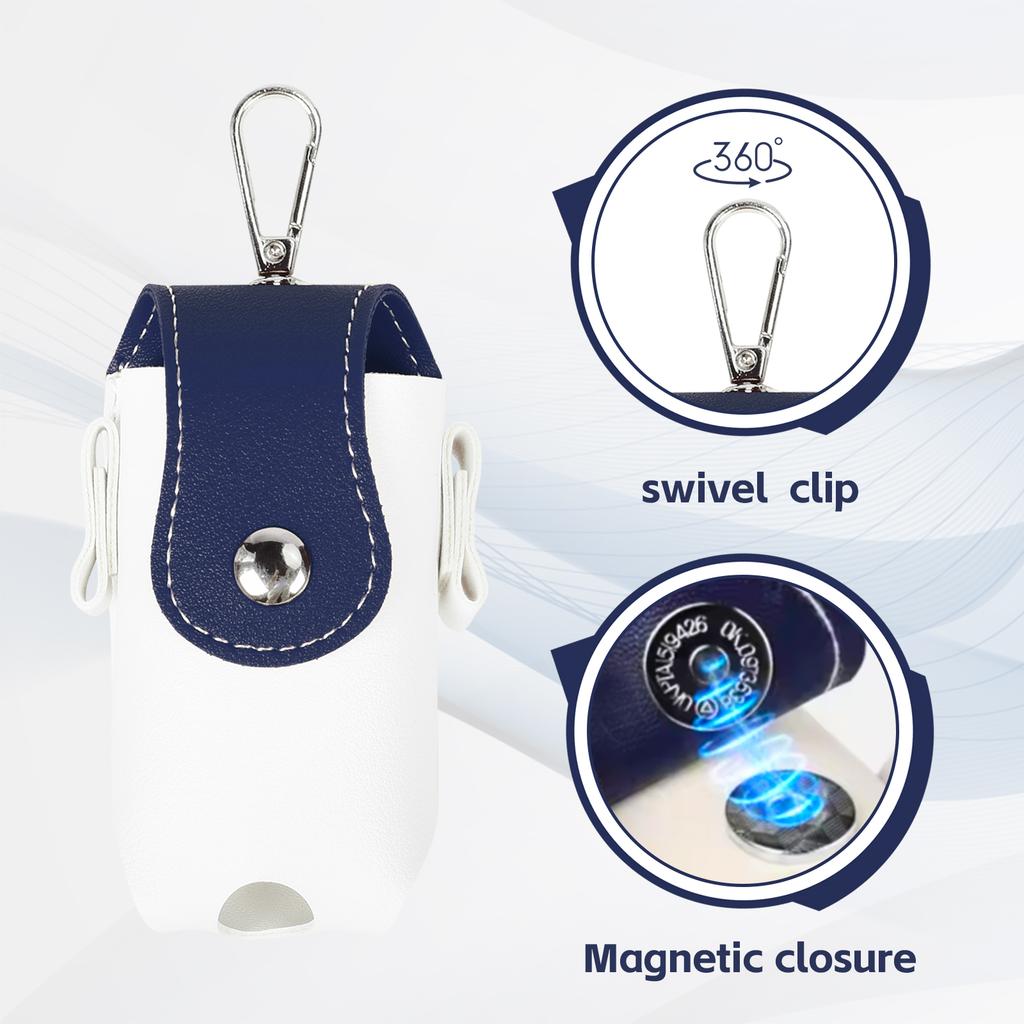 1PCS Golf Ball Waist Bag – Mini Golf Ball Holder Pouch with Clip Hook Portable Golf Accessories for Men Women 5