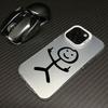 Funny Middle Finger Man Coque Funda Phone Case For iPhone 17 16 15 13 12 11 ProMax Pro Plus Shockproof & Anti-Fall Phone Cover