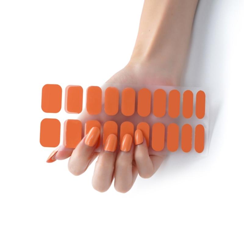 20Pcs Self-Adhesive Nail Wraps, Nail Gel Polish Strips Full Wraps Nail Polish Stickers Gel Nail Strips Gel Nail Stickers