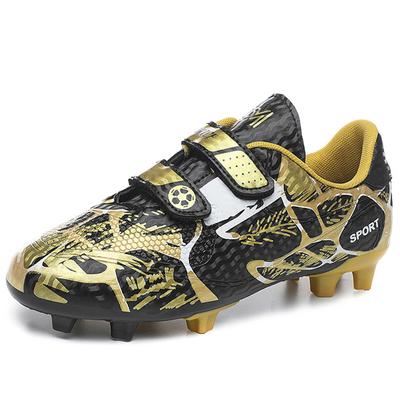 28-38 Yards Shock-absorbing Non-slip Wear-resistant Velcro Long Nails Outdoor Football Shoes Training Children's Shoes