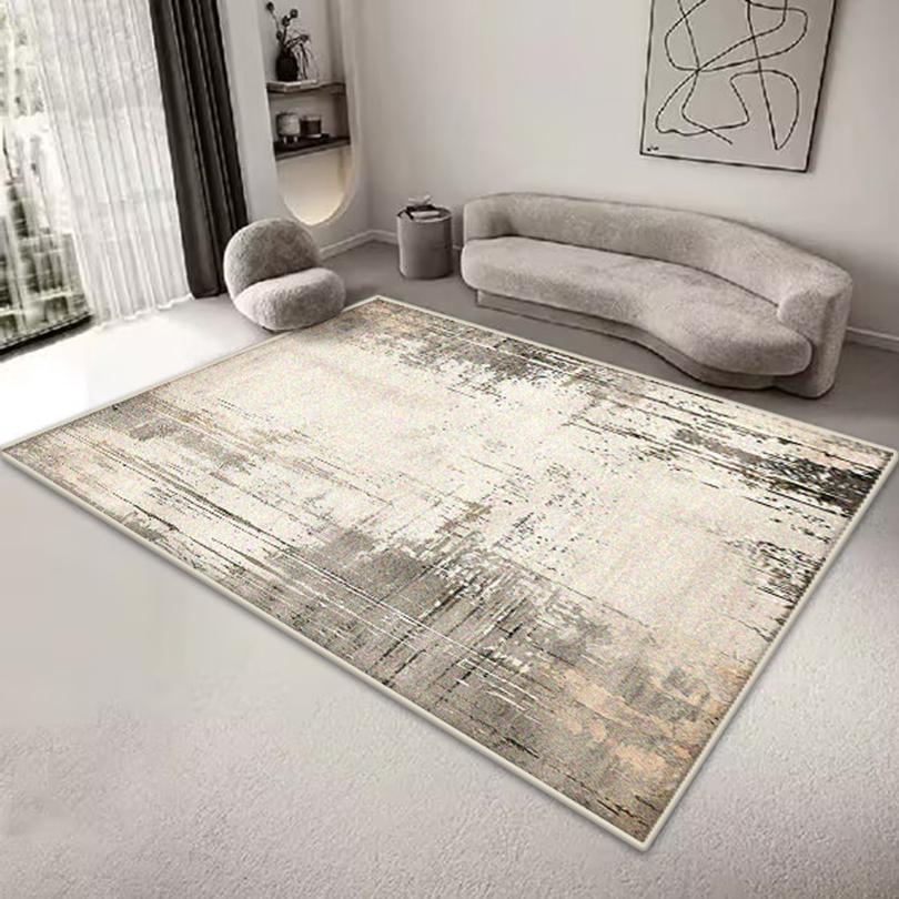 Simple Style Non-slip Decoration Home Carpet for Live Room Soft Sofa Table Mat Easy Cleaning Room Decor Abstract Bedroom Rug