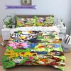 Digimon Collage Duvet Cover & Pillowcases, Digimon Fan Bedroom Bedding, Perfect Gift.chl