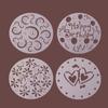 Sugar Sieve Lace Flower Edge Cake Stencil Set Cake Decorating Tool Bakeware Template Spray Molds