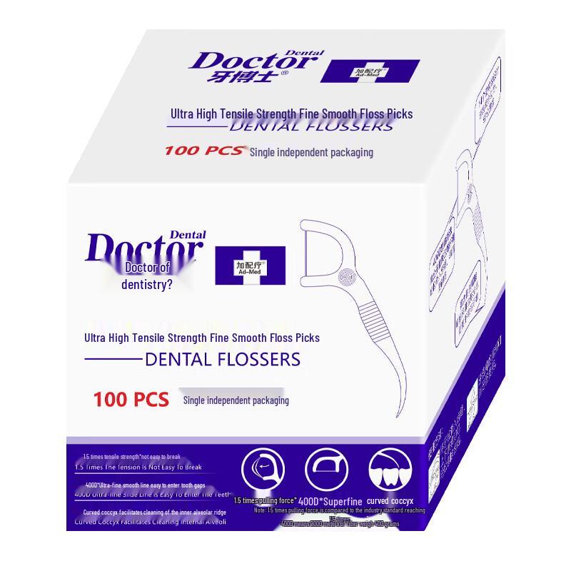 Dr. Tooth Ultra High Tension Silky Dental Floss Picks