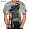 T-shirt Grafiche Calde Gioco Ghost Of Tsushima Stampa 3D Casual Manica Corta Magliette Stampa Integrale T-shirt Oversize Streetwear