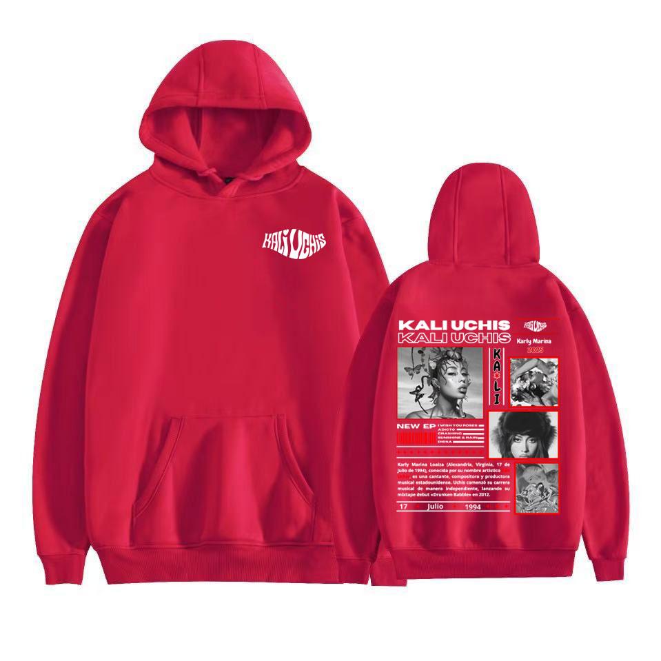 Kali Uchis Karly Marina Tour 2025 Album Hoodies Men Women Harajuku Hip Hop Retro Hoodie Casual Comfort High Quality Sweatshirts