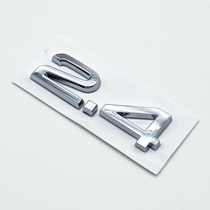2026 3D 2.4 3.6 4.2 Car Trunk ABS Badge Emblem For Car Rear Tailgate Fender Door Adhesive Badge for 4YGYE A4 A5 A6 A7 A8 Q3 Q5 Q7