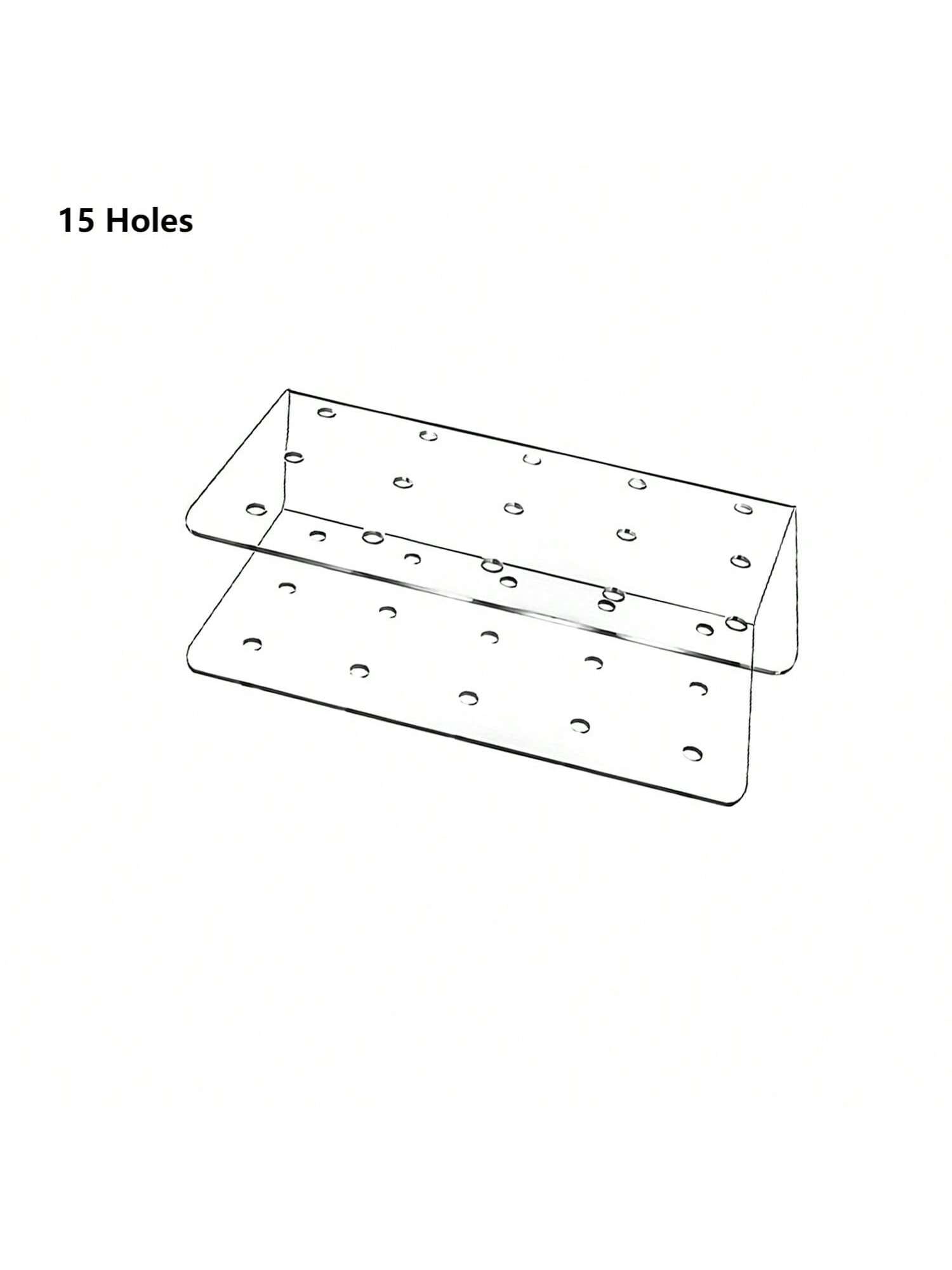 

1/2pcs Acrylic Lollipop Rack 15 Hole Transparent Candy Rack Display Display Rack Wedding Party Dessert Bingtanghulu Display Rack