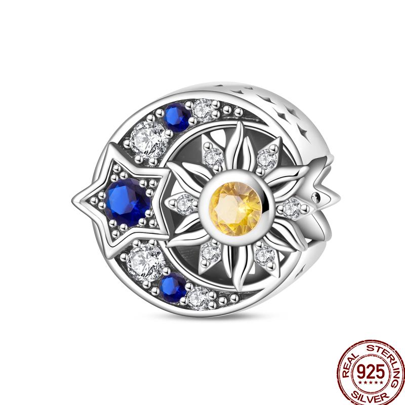 Bouquet Confession Copper Sunflower Butterfly Flower Charm Beads Suitable For 3Mm Bracelet Diy Fine Jewelry Making