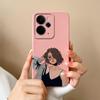 For Oppo Realme P3 C75x Narzo 10 30 60 A5 Pro 14 14T 14X Phone Cases Fashion Cool Girl High Quality Liquid Silicone Shockproof Housing For Oppo Covers