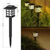 Retro Solar Lawn Lights – Automatic Dusk Activation for Outdoor Courtyard and Night Ambiance
