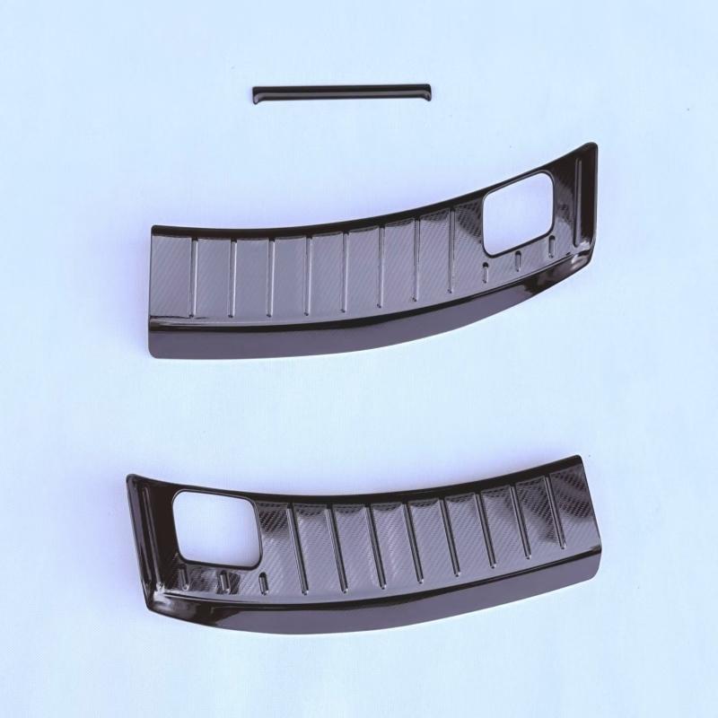 For Mazda CX-70 CX70 2024 2025 Stainless Steel Rear Bumper rear Door Inner Tail Prevent Scuff Plate Sill Guard Cover Trim