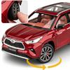 1/24 Toyota Highlander SUV Legierung Automodell Druckguss & Spielzeug Metall Geländewagen Automodell Simulation Sound und Licht Kinder Geschenk