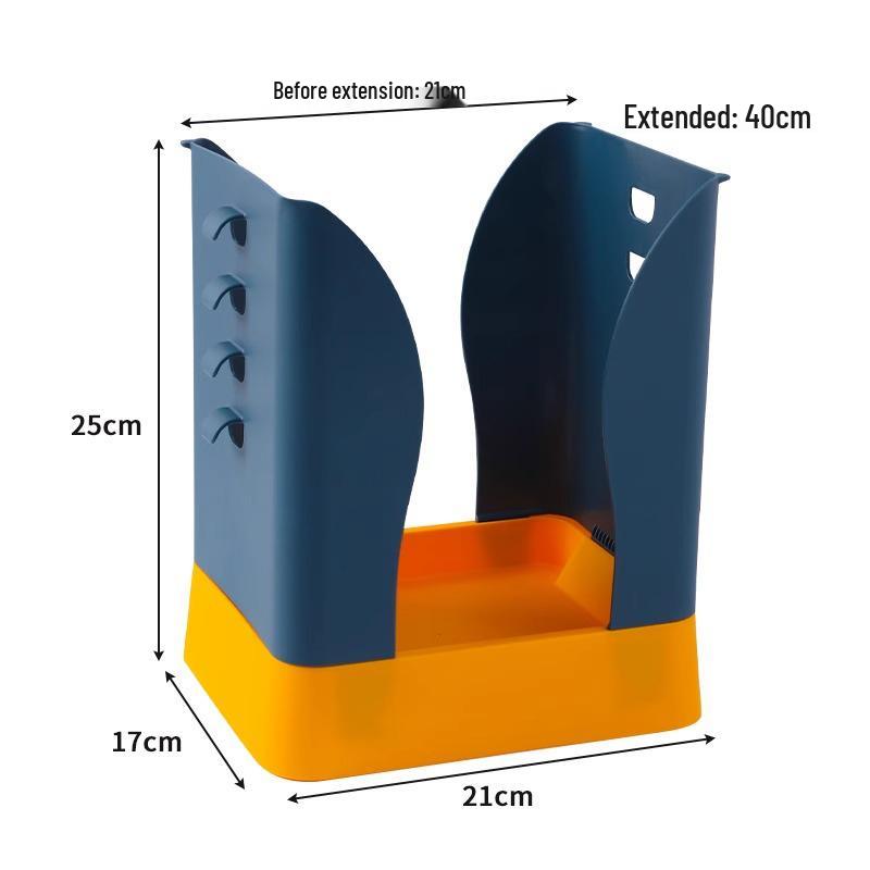 

Adjustable Large-Capacity Foldable Trash Can with Universal Fit