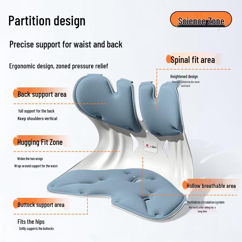 BKT Ergonomic Lumbar Support Chair - Forbidden City Edition