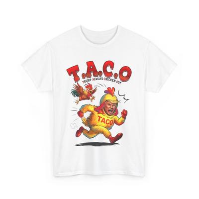 T.A.C.O Trump Always Chickens Out Taco Funny T-Shirt