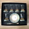 6 Ensembles Tasses à Thé Turques Tasses Ensemble Soucoupes avec Cuillère Tasse à Café Romantique Exotique Tasse à Thé en Verre Décoration de Cuisine Boîte Cadeau