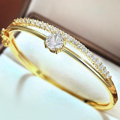 Design Bracelet Lady, Elegant Lady Fashion Geometric Jewelry, Light Luxury Sparkling Jewelry
