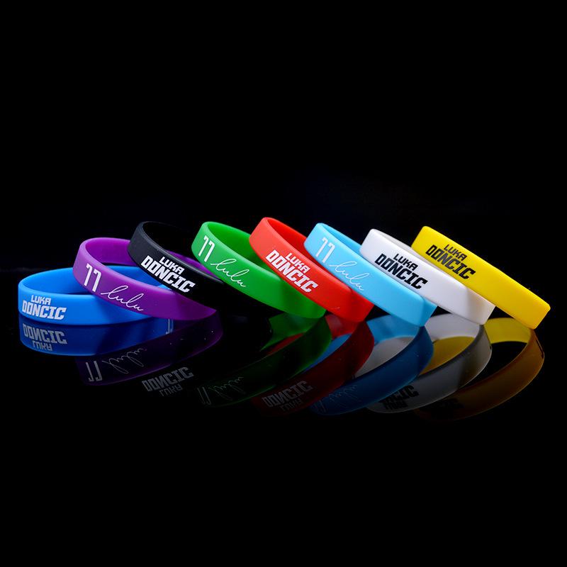Braccialetti in Silicone da Stella NBA: Kobe, LeBron, Curry, Irving, Durant - Braccialetti per Fan di Basket e Calcio