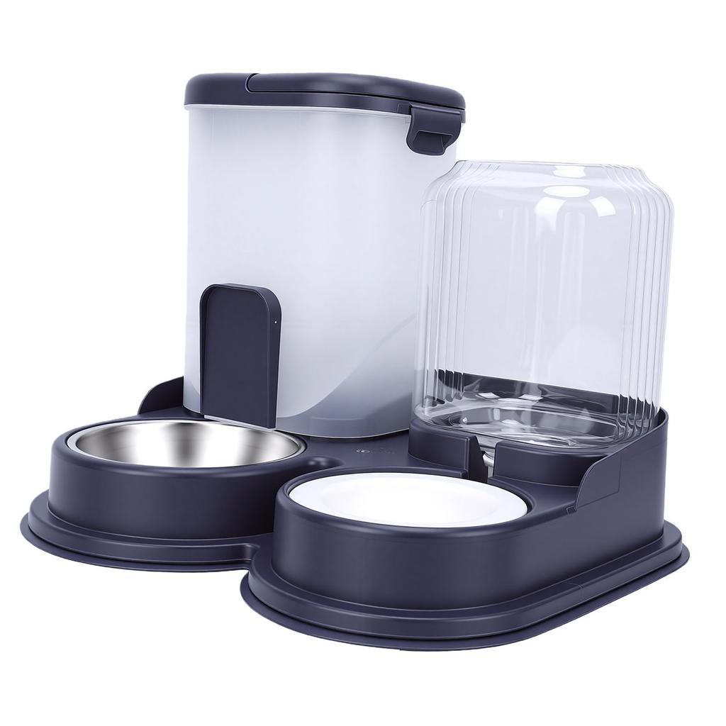 Automatic Dog Cat Feeder and Waterer Anti Slip Pet Food Water Dispenser for Small Medium Dog Cat Puppy Kitten