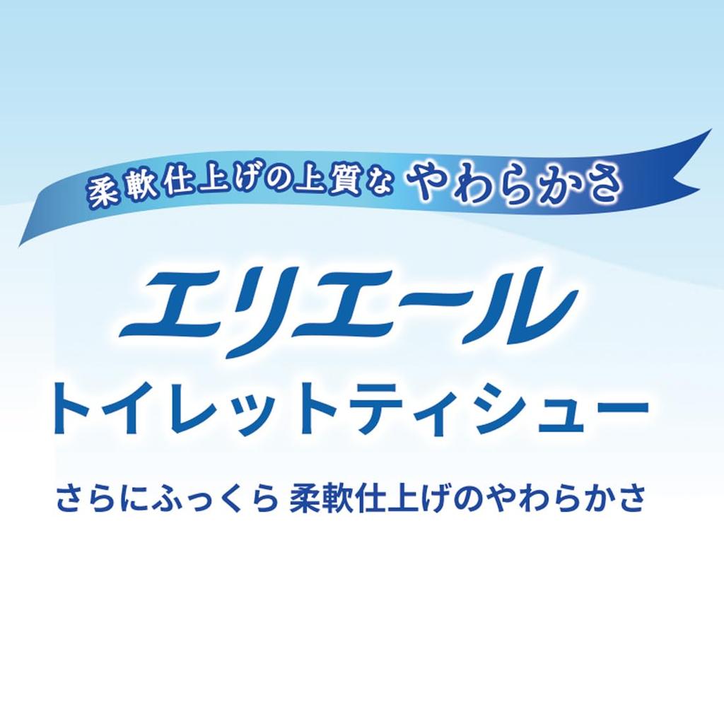 Elleair Toilet 30m x 18 Relaxing Scent Paper, Rolls, Double-Layer, 100% Pulp,