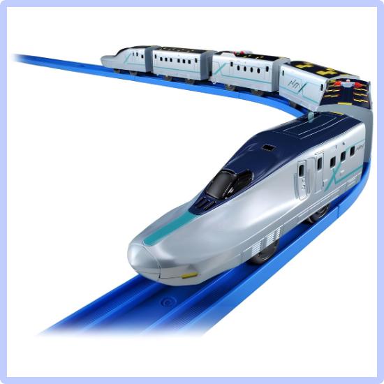 Takara Tomy Plarail Connect It All! Shinkansen Test Train ALFA-X – Ages 3+