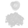 100pcs Disposable Tattoo Ink Cups Silicone Microblading Pigment Caps for Permanent Makeup