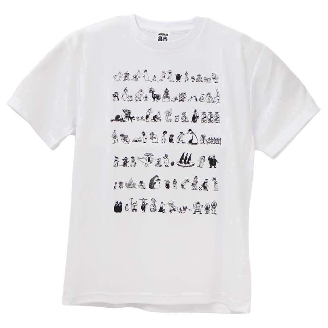 Футболка Муми-троллей 80-летие, быстросохнущая, цвет Белый, размер L