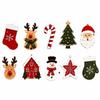 Wooden Decorative Christmas Ornaments, Christmas Tree Ornaments, Christmas Decorations, Festive Scene Decorations, Atmospheric Hangings
