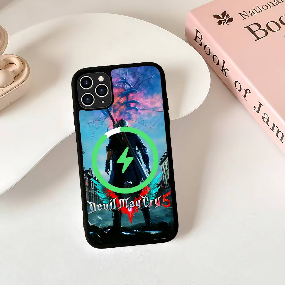 Classic Action Game D-Devil M-May C-Cry Magnetic Wireless Phone Case For IPhone 17 16 15 14 Plus 13 12 11 Pro Max