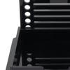 Black Memo Pad Organizer ABS Sticky Pads Dispenser Durable Notepad Holder  Office Desk